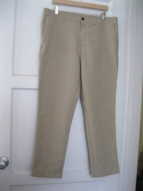 Banana Republic Men's tech Performance Chino Pant Golf/travel Khaki(Beige) 36x29